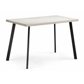 Стол деревянный Тринити Лофт 120 25 мм юта / матовый черный | Интернет магазин мебели и декора LifeDekor