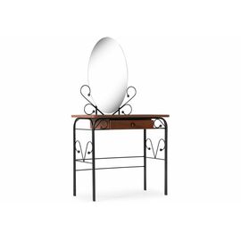 Стол деревянный Клео 3 черный / орех | Интернет магазин мебели и декора LifeDekor