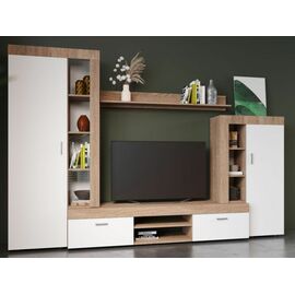 Стенка «Орфей», Дуб сонома/белый | Интернет магазин мебели и декора LifeDekor