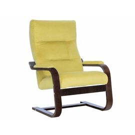 Кресло Оскар (Орех текстура/ткань V 28) | Интернет магазин мебели и декора LifeDekor