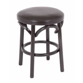 Табурет Венский мягкий (венге, экокожа коричневая) | Интернет магазин мебели и декора LifeDekor