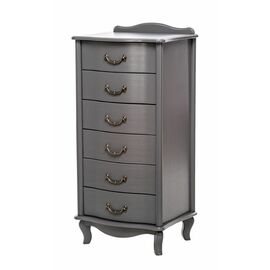 Комод "Джульетта" узкий 6 ящ. (серый ясень) Вис | Интернет магазин мебели и декора LifeDekor