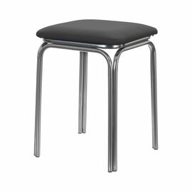 Табурет для кухни Shado 01 №5 хром 3022, Цвет обивки: серый, Цвет каркаса: хром | Интернет магазин мебели и декора LifeDekor