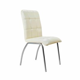 Кухонный стул SHADO София №5 Хром 3028, Цвет обивки: бежевый, Цвет каркаса: хром | Интернет магазин мебели и декора LifeDekor