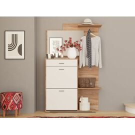 Прихожая «Вито», Дуб сонома/белый | Интернет магазин мебели и декора LifeDekor