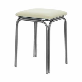 Табурет для кухни Shado 01 №5 хром 3028, Цвет обивки: бежевый, Цвет каркаса: хром | Интернет магазин мебели и декора LifeDekor