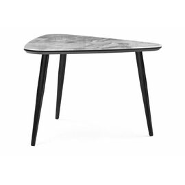 Стол стеклянный Рамси мрамор серый | Интернет магазин мебели и декора LifeDekor