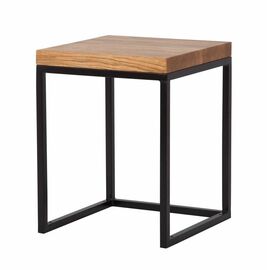 Стол кофейный Лайтборт Loft (Дуб/каркас чёрный) | Интернет магазин мебели и декора LifeDekor