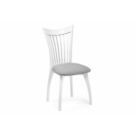 Стул деревянный Лидиос серый велюр / белый | Интернет магазин мебели и декора LifeDekor