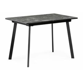 Стол деревянный Агни 110 королевский мрамор / черный матовый | Интернет магазин мебели и декора LifeDekor