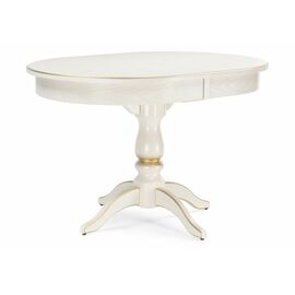 Стол деревянный Сайрус слоновая кость / золото | Интернет магазин мебели и декора LifeDekor