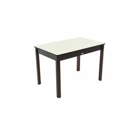 Стол Гамбург 1, Дуб Венге/Стекло молочное | Интернет магазин мебели и декора LifeDekor