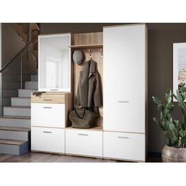 Прихожая «Виола», Дуб сонома/белый | Интернет магазин мебели и декора LifeDekor