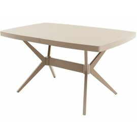 Стол «Оскар» 2м GLASS 140x90, стекло капучино | Интернет магазин мебели и декора LifeDekor