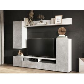 Стенка «Нео», Белый/Ателье светлый | Интернет магазин мебели и декора LifeDekor