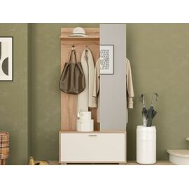 Прихожая Лайт», Дуб сонома/белый | Интернет магазин мебели и декора LifeDekor