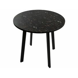 Стол М99 «Филд» ДП1-01-08 D800 со стеклом «Кофе хаус»/«Черный», черный матовый | Интернет магазин мебели и декора LifeDekor