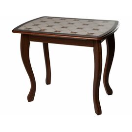 Стол М58 «Альба» мини стекло ДП1-02-06, Инкрустация плитка, мореная береза | Интернет магазин мебели и декора LifeDekor