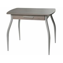 Стол М55 «Граус» ДП1-01-02  с ящиком ЛДСП «Навара», с утонением (белый мрамор) | Интернет магазин мебели и декора LifeDekor