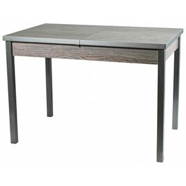 Стол М65 «Денвер» ДП1-01-06 1100(1400)*680 ЛДСП «Навара», квадратные металлик | Интернет магазин мебели и декора LifeDekor