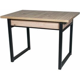 Стол М64 «АРТ» ДП1-02-05 1100(2000)*760 ЛДСП «Эврика», черный матовый | Интернет магазин мебели и декора LifeDekor