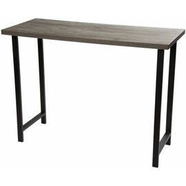 Стол-консоль барный М94 ДП1-02-04 ЛДСП «Сосна пасадена», Каркас черный матовый | Интернет магазин мебели и декора LifeDekor