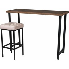 Стол-консоль барный М94 ДП1-02-04 ЛДСП «Велингтон», Каркас черный матовый | Интернет магазин мебели и декора LifeDekor