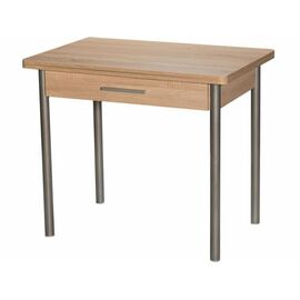 Стол М20 ДП1-02-05 900(1200)*600, ЛДСП:Дуб Сонома, Н/стола (Металлик) | Интернет магазин мебели и декора LifeDekor