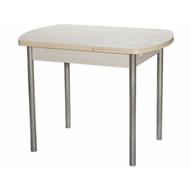 Стол М2 ДП1-02-04 1000(1600)*670, ЛДСП:Дуб Самерсет, Н/стола прямые Металлик | Интернет магазин мебели и декора LifeDekor