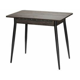 Стол М46 «Бостон» ДП1-01-10 900(1270)*600, ЛДСП:Дуб Рошелье, Н/стола прямые с ут. Графит | Интернет магазин мебели и декора LifeDekor