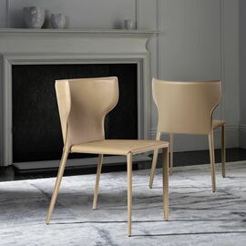 Стул Austin, кожа нуга | Интернет магазин мебели и декора LifeDekor