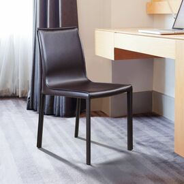 Стул Barrie, кожа коричневый | Интернет магазин мебели и декора LifeDekor