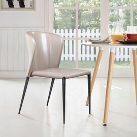 Стул Albert, кожа капучино | Интернет магазин мебели и декора LifeDekor