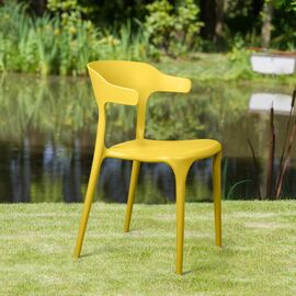 Стул Leo, первичный пластик желтый | Интернет магазин мебели и декора LifeDekor
