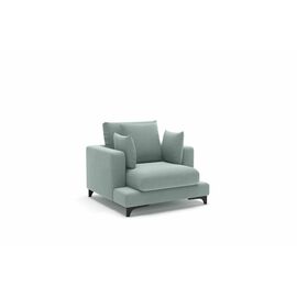 Oscar кресло рогожка голубой | Интернет магазин мебели и декора LifeDekor