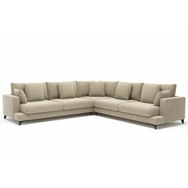 Oscar диван угловой рогожка бежевый | Интернет магазин мебели и декора LifeDekor