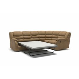 Ridberg диван-кровать угловой замша бежевый | Интернет магазин мебели и декора LifeDekor