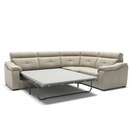 Boston диван-кровать угловой замша серый | Интернет магазин мебели и декора LifeDekor