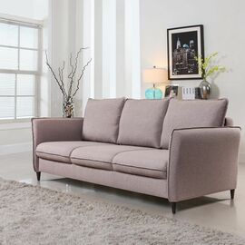 Hans диван-кровать прямой с подлокотниками рогожка серый | Интернет магазин мебели и декора LifeDekor