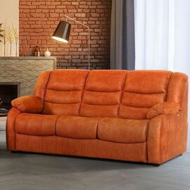 Ridberg диван-кровать прямой замша рыжий | Интернет магазин мебели и декора LifeDekor