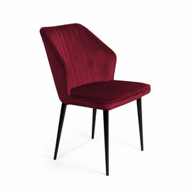 Стул Berg, бархат винно-красный 16 | Интернет магазин мебели и декора LifeDekor