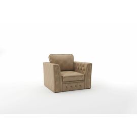 Budapest кресло с ящиком, замша бежевый | Интернет магазин мебели и декора LifeDekor