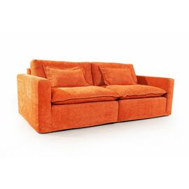 Island диван рогожка оранжевый | Интернет магазин мебели и декора LifeDekor