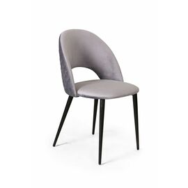 Стул Max ромб, бархат светло-серый 26 | Интернет магазин мебели и декора LifeDekor