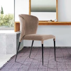 Стул Albert (Альберт), бархат бежевый 5 | Интернет магазин мебели и декора LifeDekor