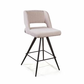 Стул полубарный Molly, ткань бежевый | Интернет магазин мебели и декора LifeDekor