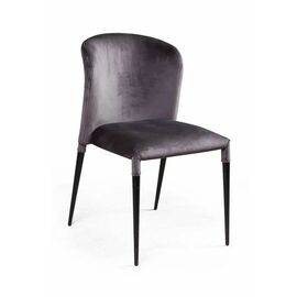 Стул Albert (Альберт), бархат антрацит 14 | Интернет магазин мебели и декора LifeDekor