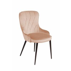 Стул Leonardo, бархат бежевый 5 | Интернет магазин мебели и декора LifeDekor