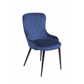 Стул Leonardo, бархат синий 29 | Интернет магазин мебели и декора LifeDekor
