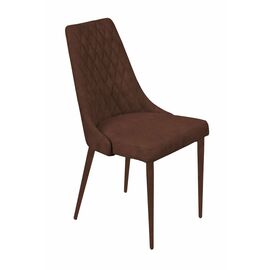 Стул CONNOR LUXE, бархат коричневый 12/конус | Интернет магазин мебели и декора LifeDekor